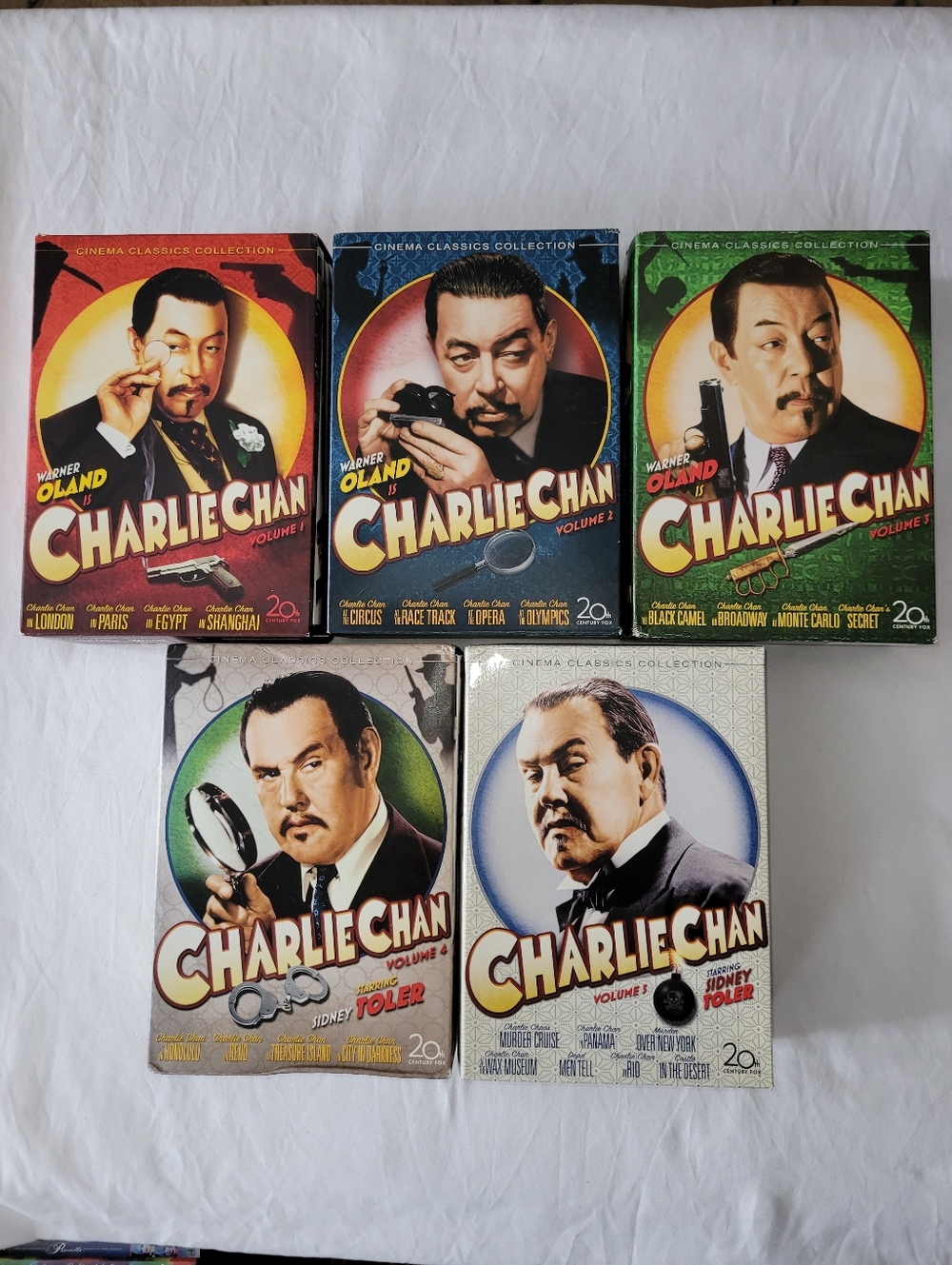 Volume 1-5 Charlie Chan Collection - 20 Vintage Dvd